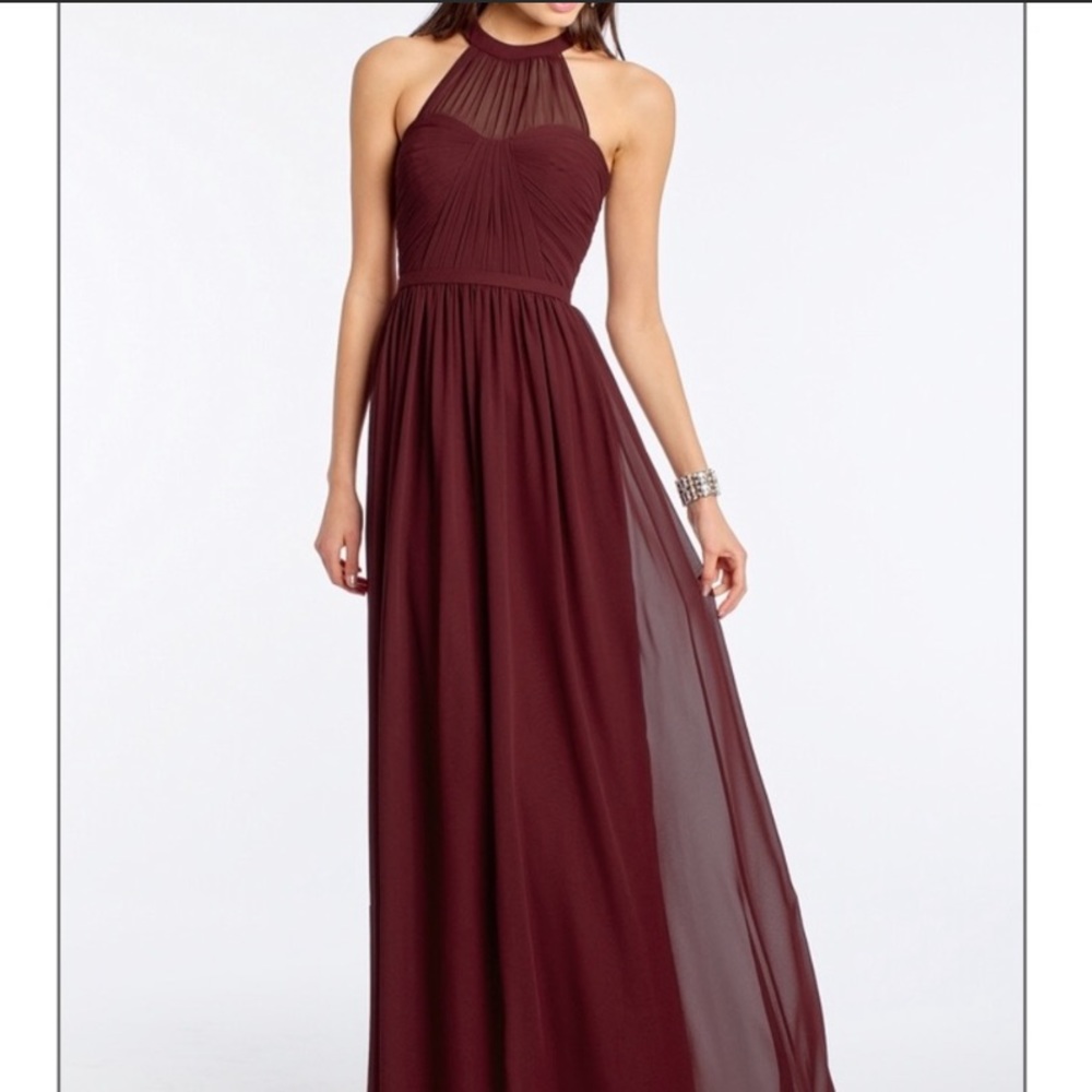 "Wine" colored EUC dress